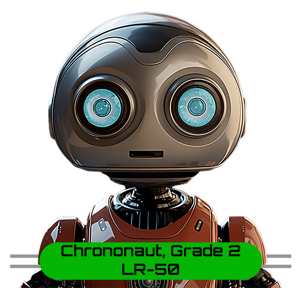 LR-50, a Chrononaut robot.