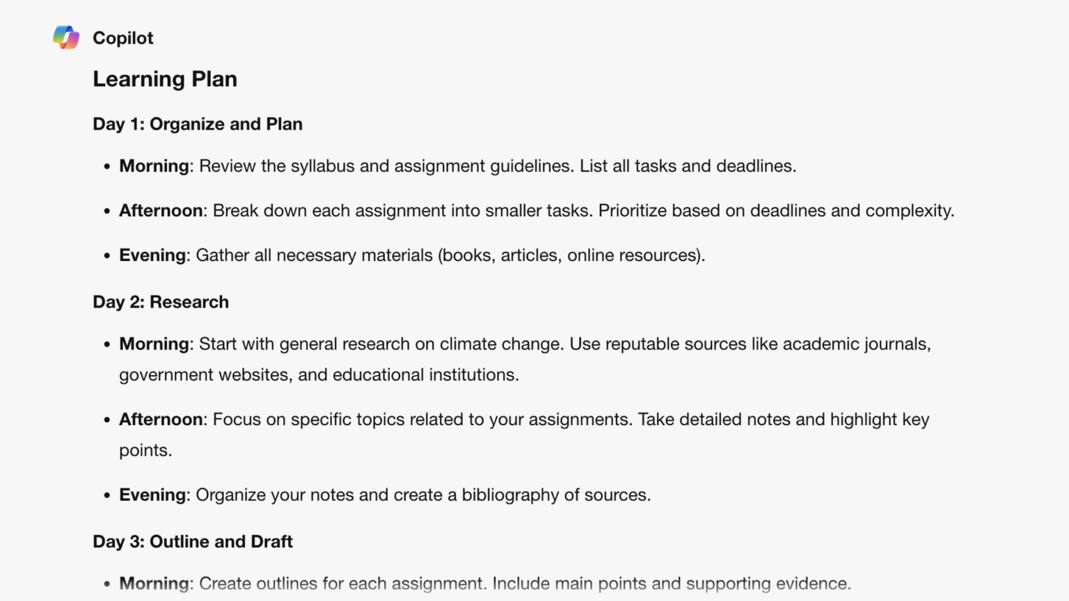 Organisation Learning Plan Example Using Generative AI to Enhance Student Learning Resources and Prompt ...