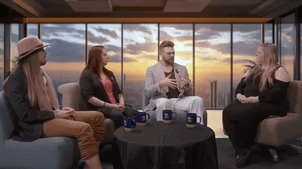 Interviews with industry leaders were recorded as multicam discussion panels with leading questions from Instructor Donnely.
