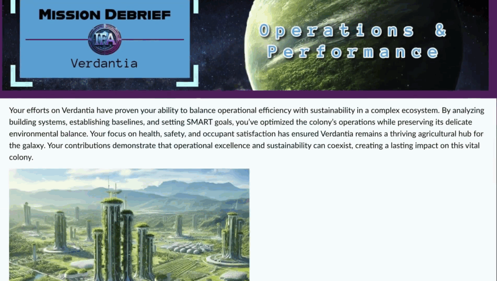 Sci-fi-themed Open Educational Resources (OER), transformed standard assignments into immersive missions.